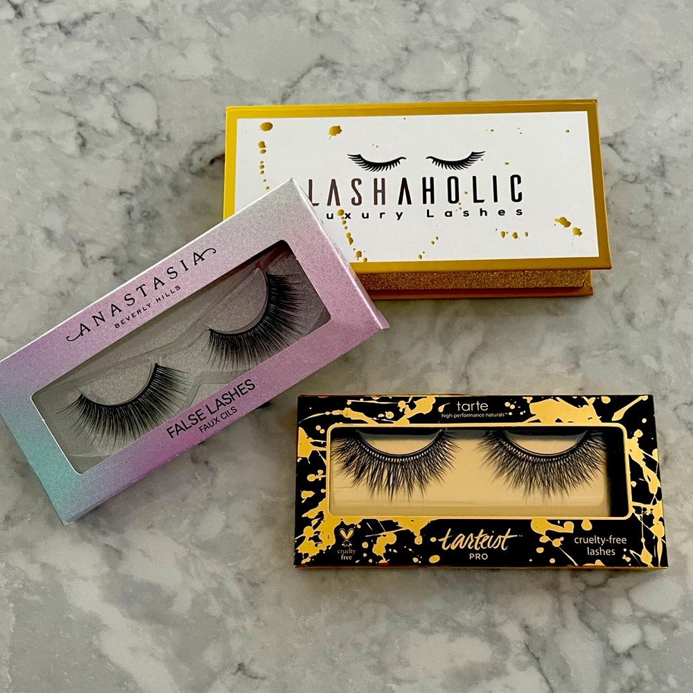 False Eyelashes Set (Tarte, Lashaholic, Anastasia Beverly Hills)